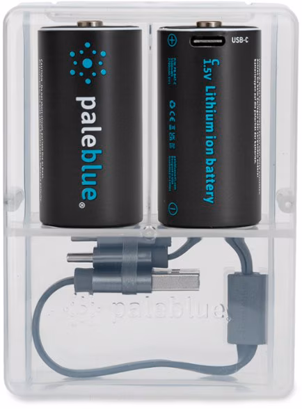 Paleblue Lithium Ion Rechargeable C Batteries - Package of 2