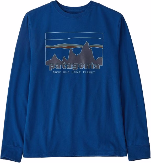 Patagonia Long-Sleeve Regenerative Organic Certified Cotton Graphic T-Shirt - Kids'