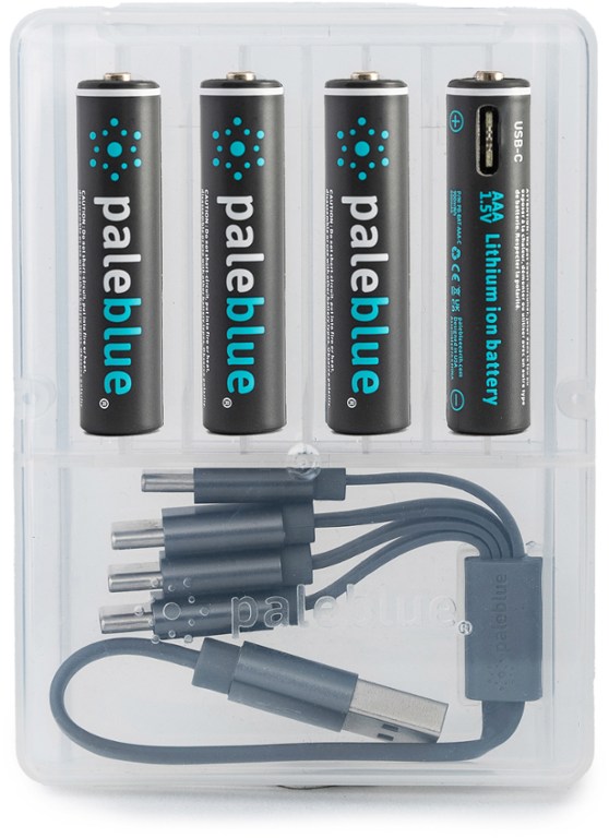 Paleblue Lithium Ion Rechargeable AAA Batteries - Package of 4