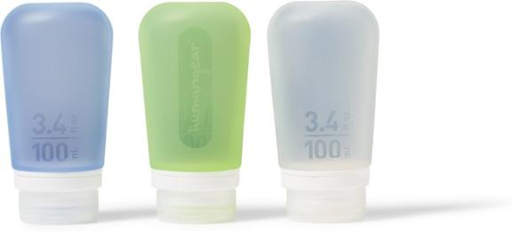 humangear GoToob+ Large Squeeze Bottle - 3.4 fl. oz. - Package of 3