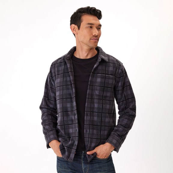 Threads 4 Thought El Paso Plaid Fleece Shirt Jacket - Men's