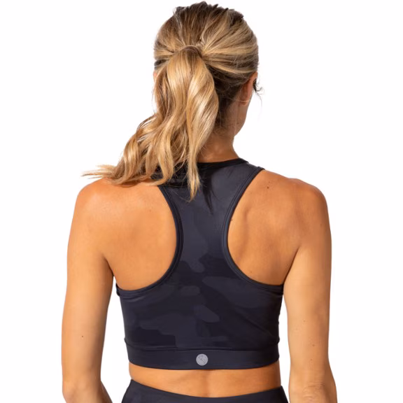 Threads 4 Thought Lunette Camo Print Sports Bra