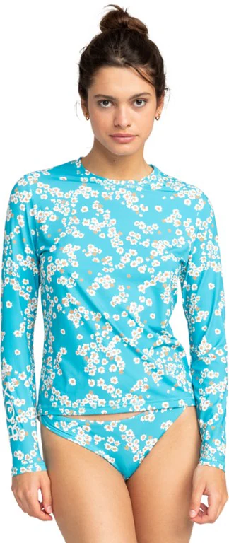 Roxy Sea Skippin Printed Long-Sleeve Rashguard - Women's