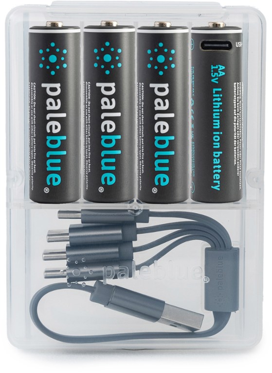 Paleblue Lithium Ion Rechargeable AA Batteries - Package of 4