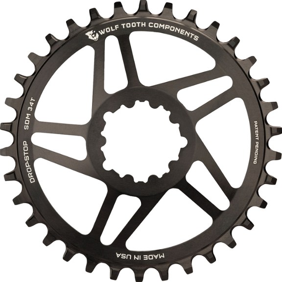 Wolf Tooth Components Direct Mount Chainring for SRAM 3-Bolt - 6 mm Offset - 26-36 Teeth