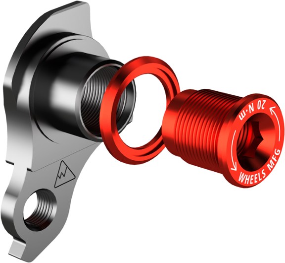 Wheels Manufacturing Universal Derailleur Hanger 404-1 for SRAM UDH Frames - Red