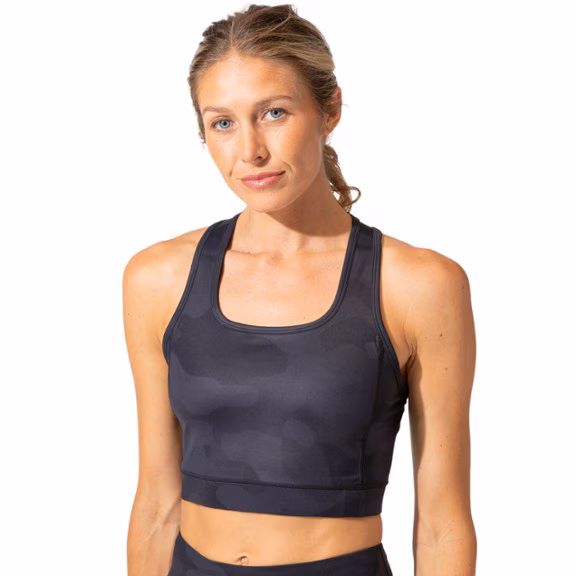 Threads 4 Thought Lunette Camo Print Sports Bra