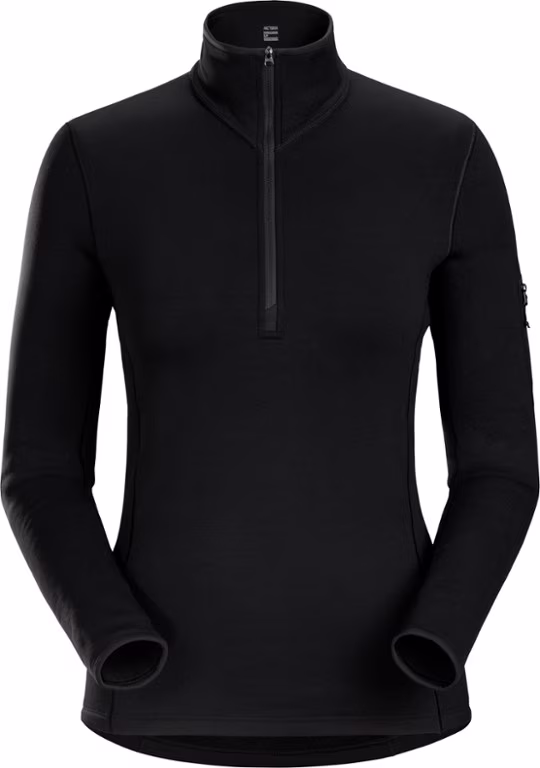 Arc'teryx Rho Heavyweight Zip-Neck Base Layer Top - Women's