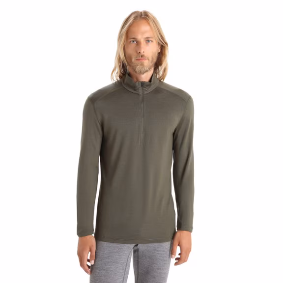 Icebreaker Merino 260 Tech Long-Sleeve Half-Zip Thermal Base Layer Top - Men's