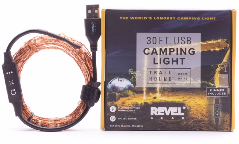 REVEL GEAR Trail Hound 30 ft. Camping Light