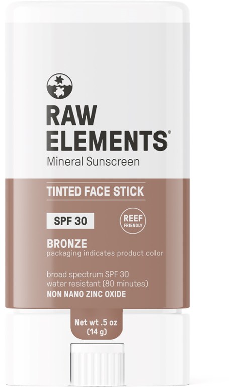 Raw Elements Mineral Sunscreen Tinted Face Stick