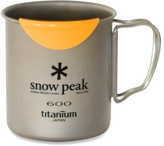 Snow Peak Titanium 600 Mug with HotLips