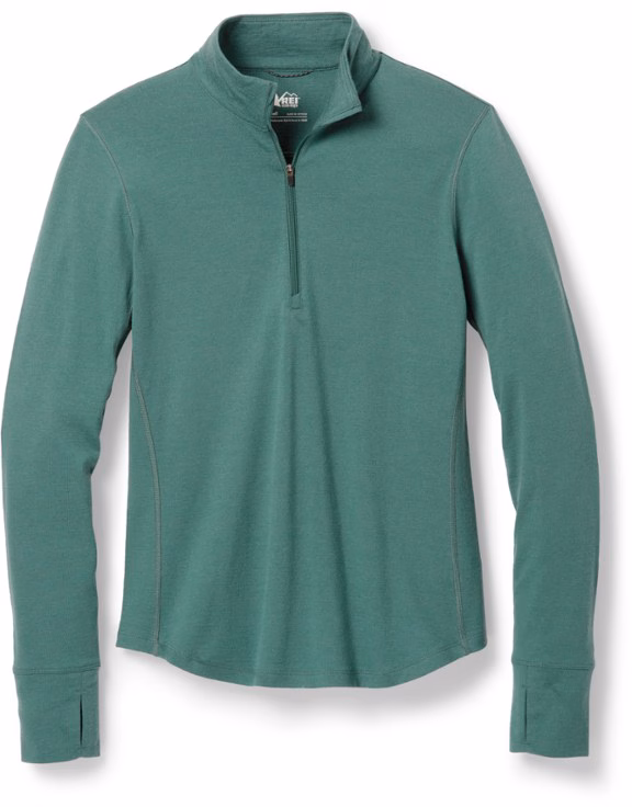REI Co-op Heavyweight Merino Base Layer Half-Zip Top - Women's