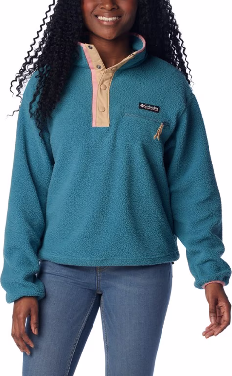 Columbia Helvetia Cropped Half-Snap Fleece Pullover - Women's