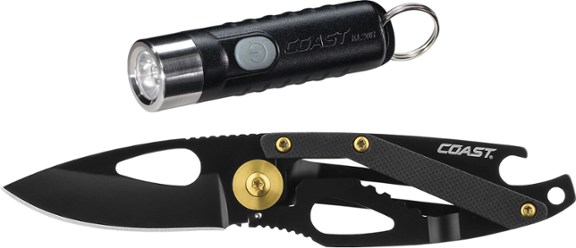 Coast KL20R Flashlight and FX200 Pocket Knife Combo