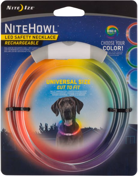 Nite Ize Nitehowl Rechargeable LED Safety Necklace