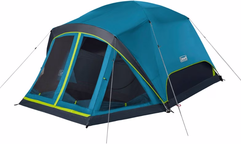 Coleman Skydome 4-Person Screen Room Tent with Dark Room Technology