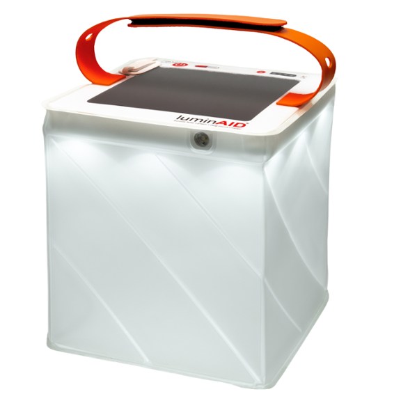 LuminAID Survivor Quick Inflate Solar Lantern with Dual Phone Charger
