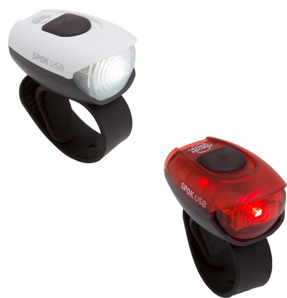 Planet Bike Spok 50 USB Front and Rear Bike Light Set
