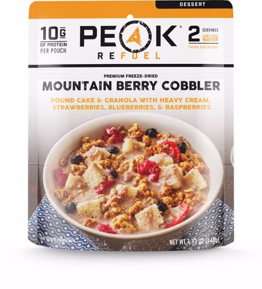 PEAK REFUEL Mountain Berry Cobbler - 2 Servings