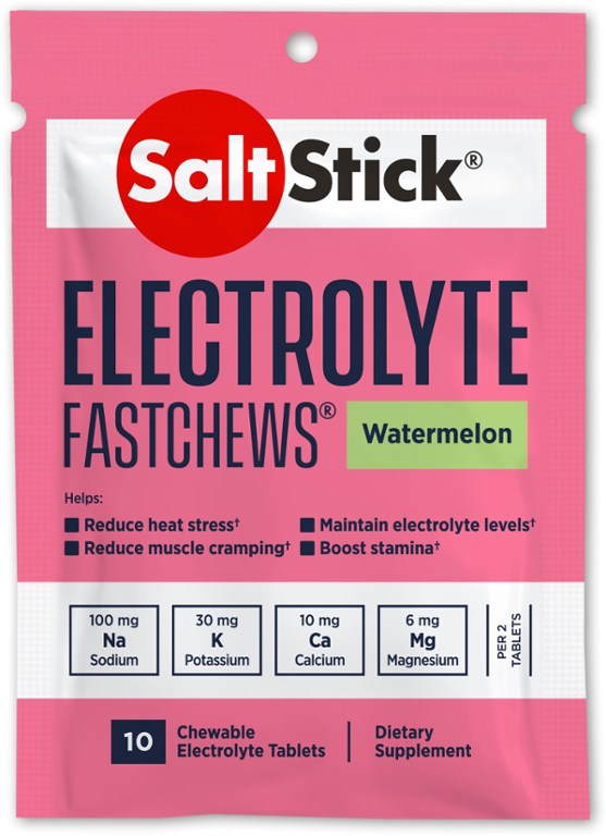 SaltStick FastChews Chewable Electrolyte Tablets - 10 Tablets