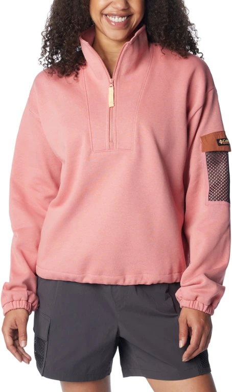 Columbia Painted Peak Cropped Fleece Pullover - Women's