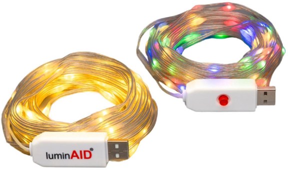 LuminAID USB String Lights - Package of 2