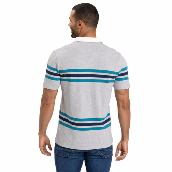 Threads 4 Thought Ashby Pique Striped Polo Shirt - Men's