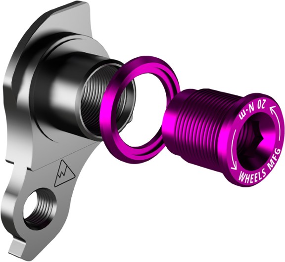 Wheels Manufacturing Universal Derailleur Hanger 404-7 for SRAM UDH Frames - Purple