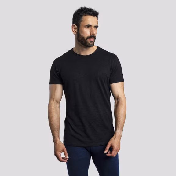 Arms of Andes 160 Ultralight Alpaca Wool Crewneck Base Layer T-Shirt - Men's