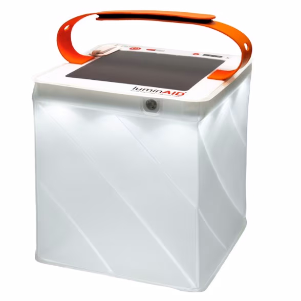 LuminAID Survivor Quick Inflate Solar Lantern with Dual Phone Charger