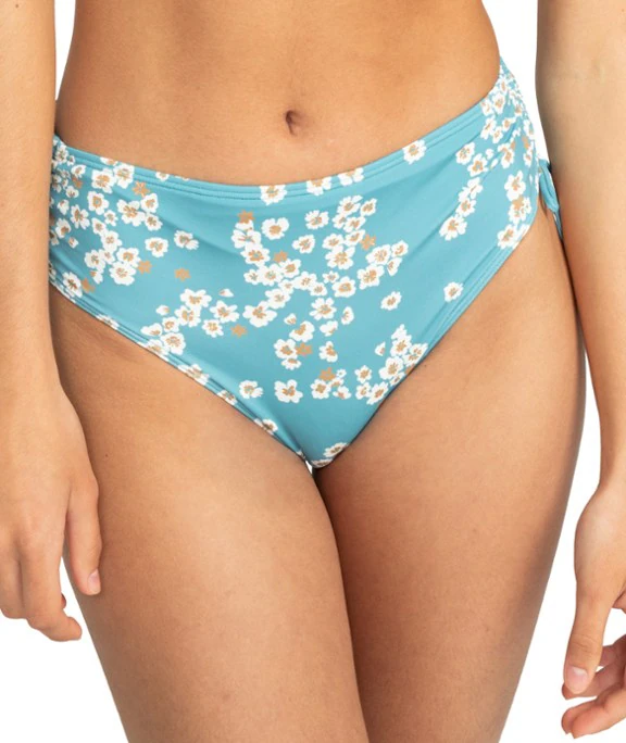 Roxy Printed Beach Classics Mod Lace-Up Swimsuit Bottoms - Women's