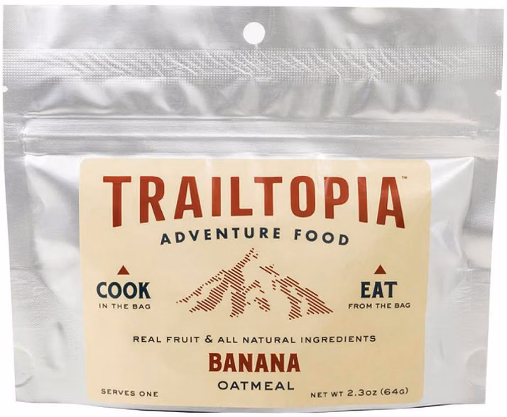 Trailtopia Banana Oatmeal - 1 Serving