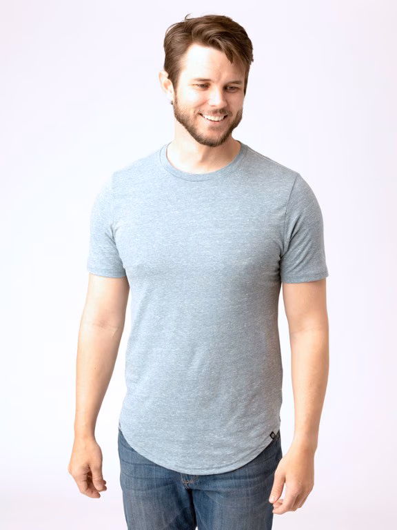 Threads 4 Thought Triblend Contrast Stitch Crew T-Shirt - Men's