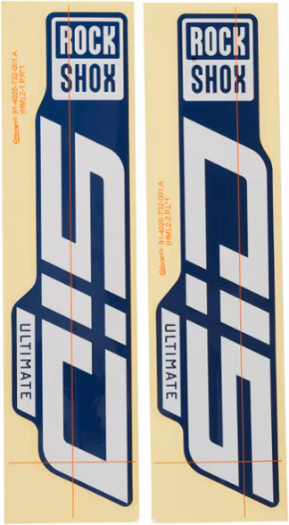 RockShox SID Ultimate Fork Decal Kit