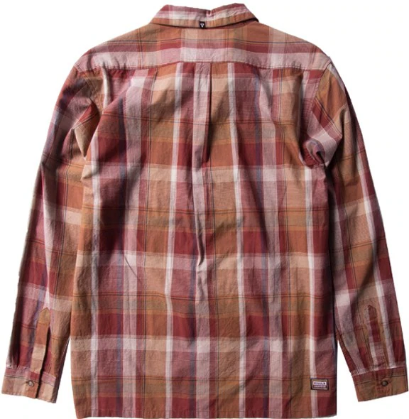 VISSLA Squash Tail Plaid Eco Long-Sleeve Woven Shirt - Men's