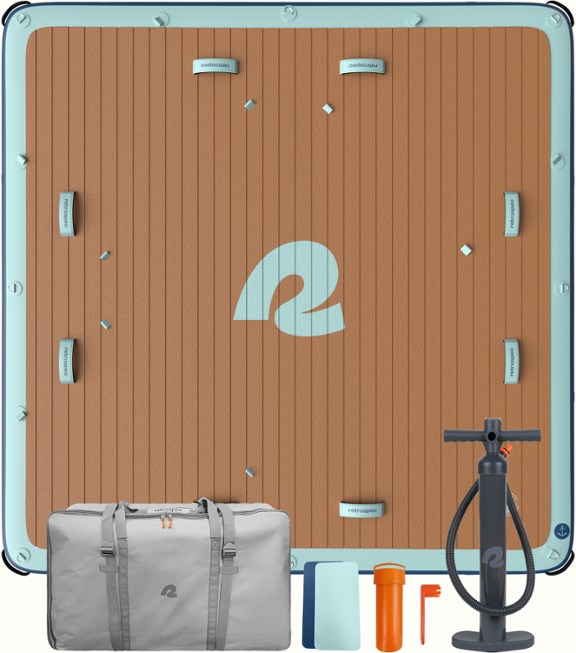 Retrospec Weekender Inflatable Dock - 7 x 7 ft.