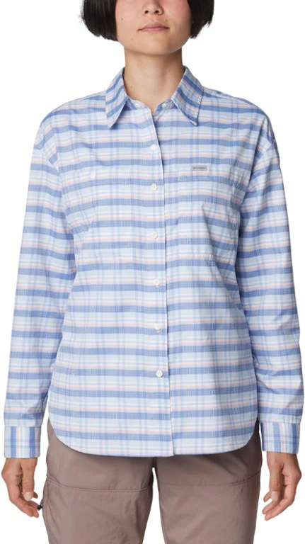 Columbia Silver Ridge Utility Patterned Long-Sleeve Shirt - Women's
