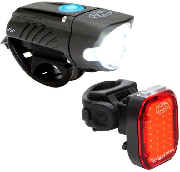 NiteRider Swift 300 Front / Vmax+ 150 Rear Bike Light Set