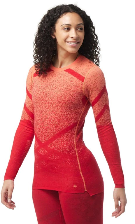 Smartwool Intraknit Thermal Merino Pattern Crew Base Layer Top - Women's
