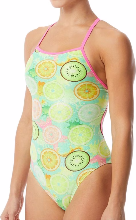 The Finals Coolada Foil Flutterback One-Piece Swimsuit - Women's