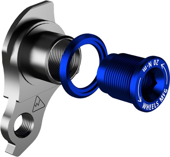 Wheels Manufacturing Universal Derailleur Hanger 404-6 for SRAM UDH Frames - Blue
