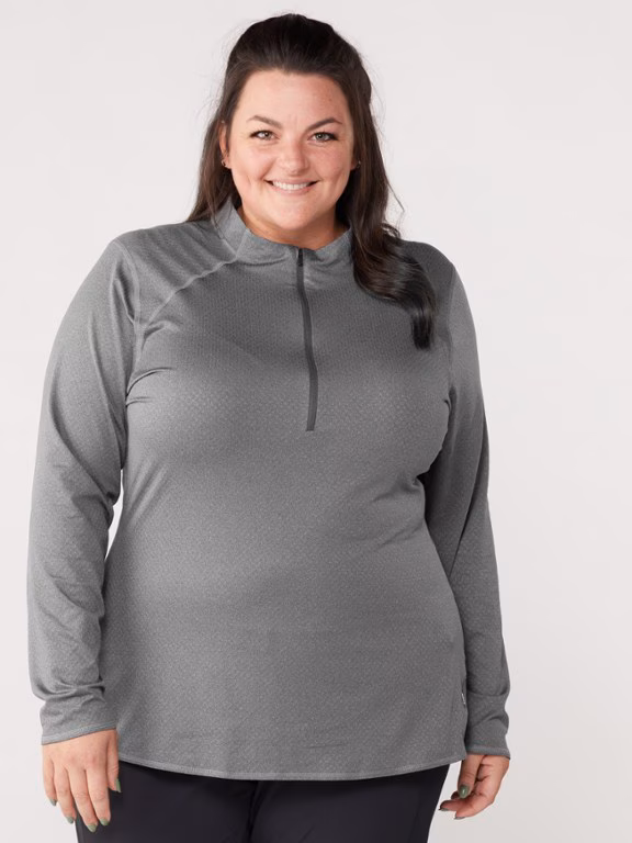 REI Co-op Lightweight Base Layer Half-Zip Top - Women's Plus Sizes