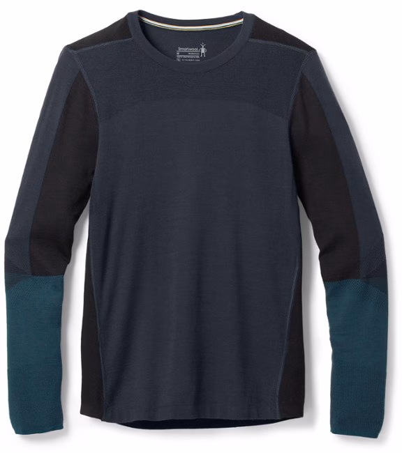Smartwool Intraknit Thermal Merino Colorblock Crew Base Layer Top - Men's