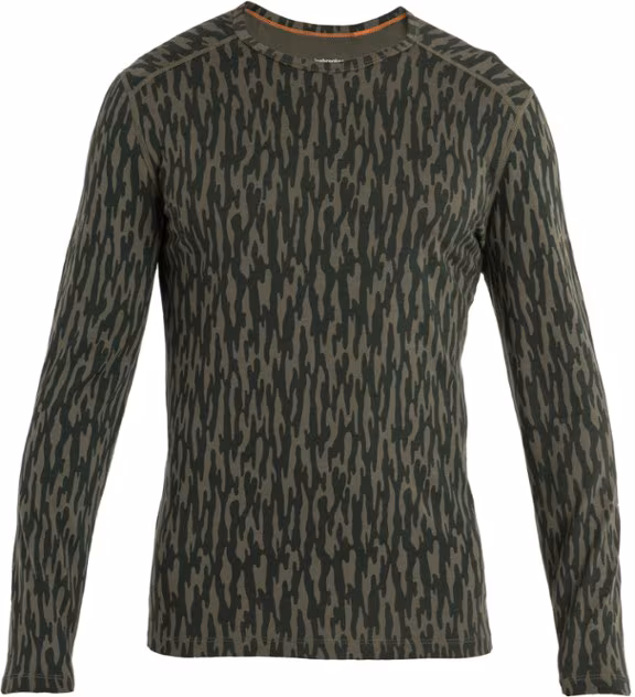 Icebreaker 200 Oasis Long-Sleeve Crewe Glacial Flow Base Layer Top - Men's