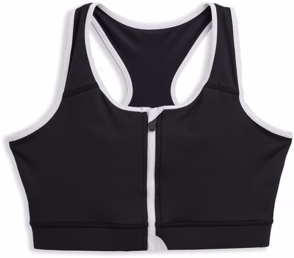 TomboyX Racerback Zip Swimsuit Top