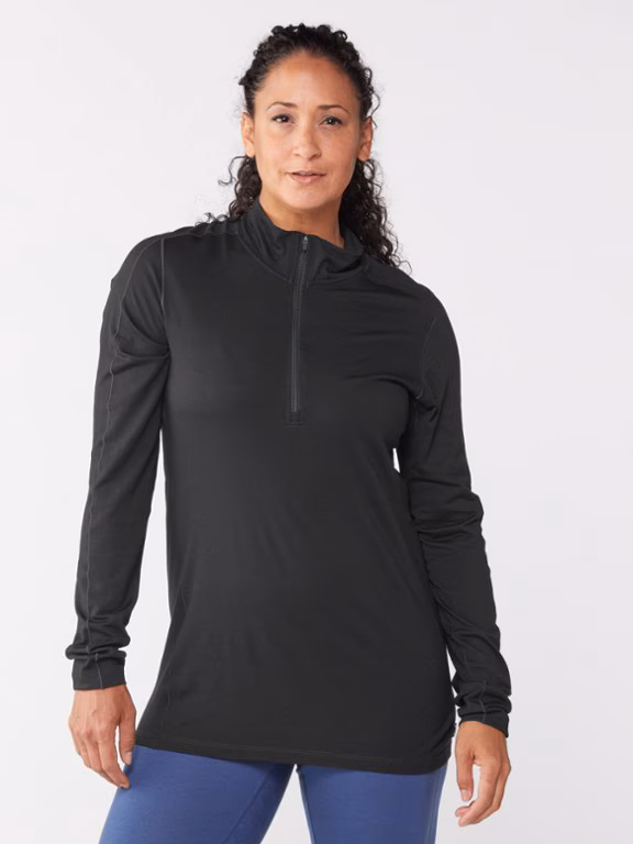 REI Co-op Merino 185 Long-Sleeve Half-Zip Base Layer Top - Women's