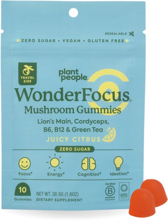 Plant People WonderFocus Mushroom Gummies - 5 Servings