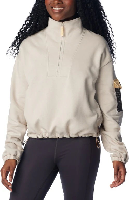 Columbia Painted Peak Cropped Fleece Pullover - Women's