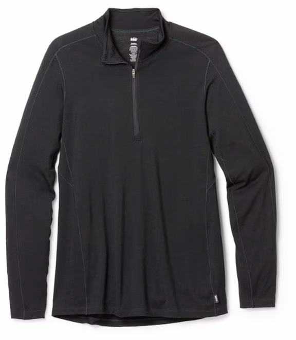 REI Co-op Merino 185 Long-Sleeve Half-Zip Base Layer Top - Women's